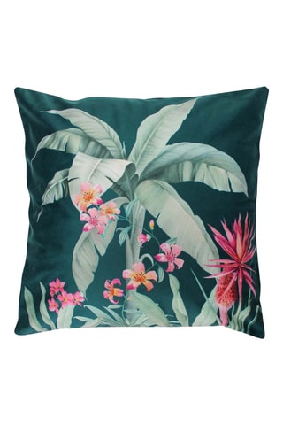 Housse de coussin Paolina - Vert et rose - 40 x 40 cm