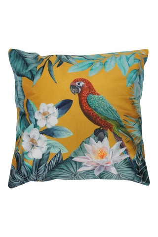 Housse de coussin Samoa - Bleu et orange - 40 x 40 cm