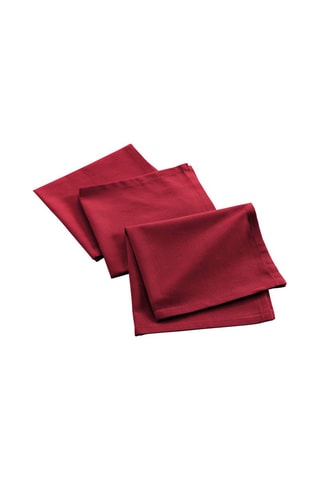 3 serviettes de table Mistral  Bordeaux
