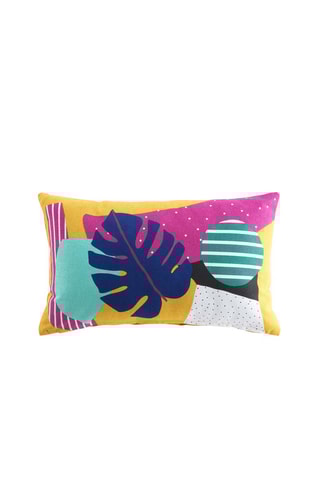 Coussin déhoussable Exagone Multicolore - 30 x 50 cm
