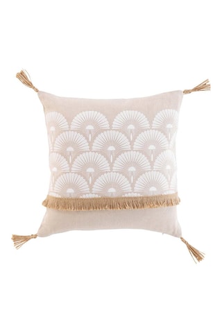 Coussin déhoussable  Bahina - Blanc - 40 x 40 cm