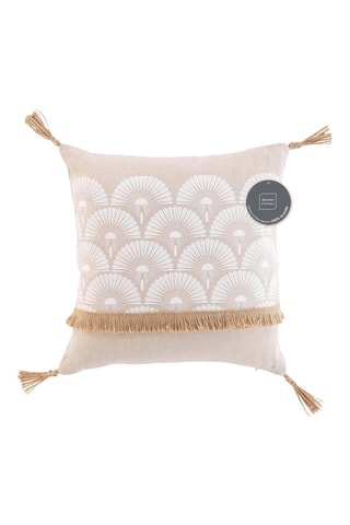 Coussin déhoussable  Bahina - Blanc - 40 x 40 cm