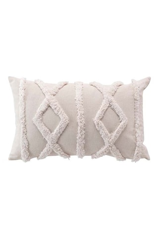 Coussin déhoussable Safira - Beige - 30 x 50 cm