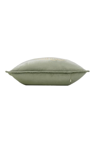 Coussin déhoussable Glama Des Places - Vert métallisé - 45 x 45 cm