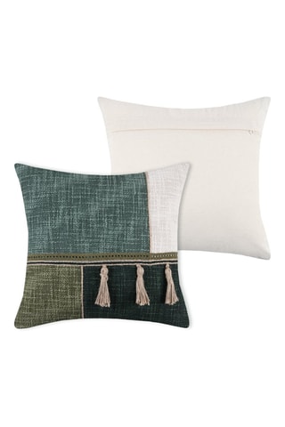 Coussin Vibes - Vert et noir - 40 x 40 cm