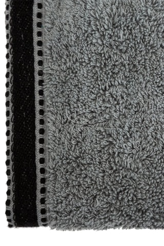 Serviette invité Joia - Gris - 30 x 50 cm