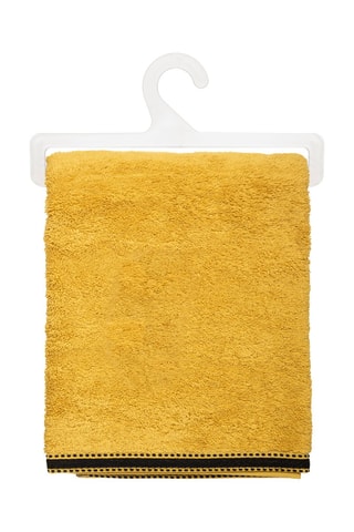 Drap de douche Joia - Jaune - 100 x 150 cm