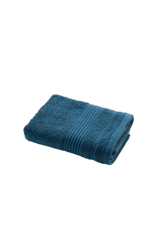 Serviette de toilette Tendresse - Bleu - 50 x 90 cm