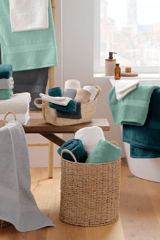 Serviette de toilette Elegance - Bleu - 50 x 90 cm