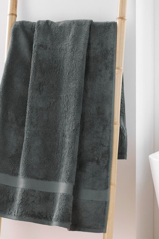 Drap de douche Elegance Anthracite - 70 x 130 cm