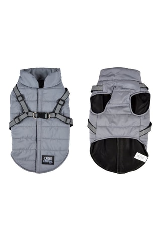 Doudoune avec harnais réfléchissant - Taille L - Gris