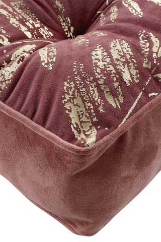 Coussin de sol Adelor Vieux rose - 40 x 40 x 8 cm