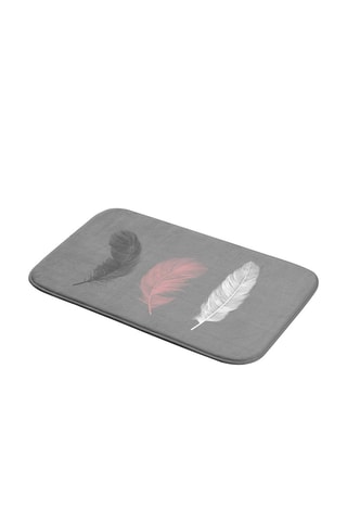 Tapis de bain Penelope Gris - 45 x 75 cm