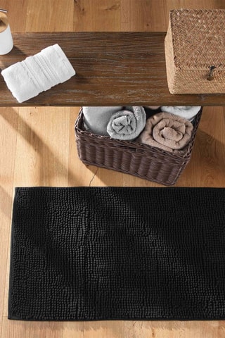 Tapis de bain Sweety Noir - 45 x 75 cm