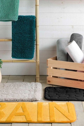 Tapis de bain Bain Blanc - 45 x 75 cm