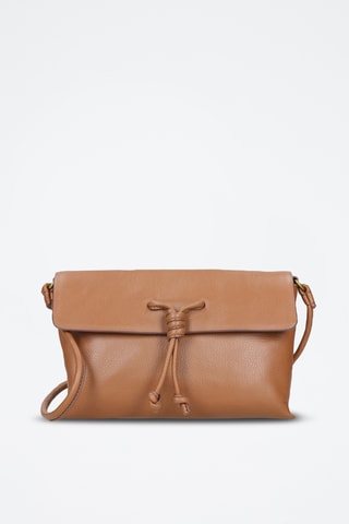 Leren Schoudertas Torria Luna - Camel 