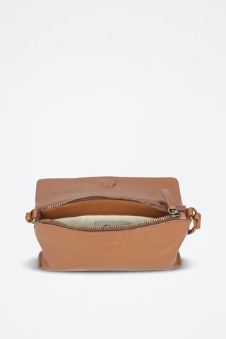 Leren Schoudertas Torria Luna - Camel 