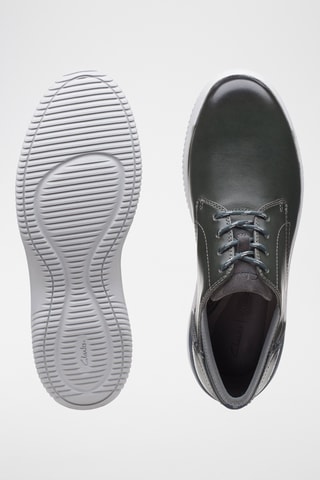 Derbys en cuir Donaway - Gris foncé