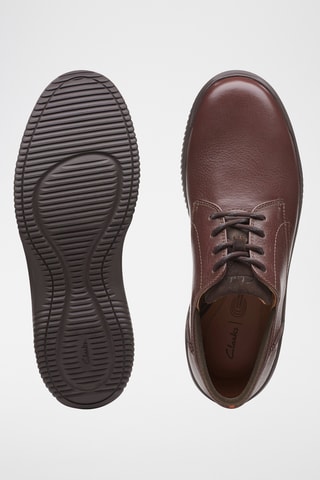 Derbys en cuir Donaway - Marron