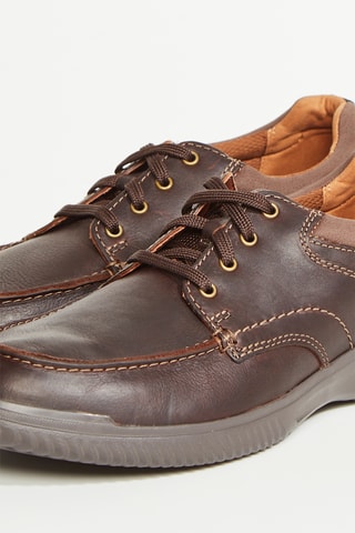 Derbys en cuir Donaway - Marron