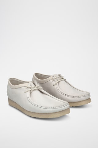 Derbys en nubuck Wallabee - Blanc