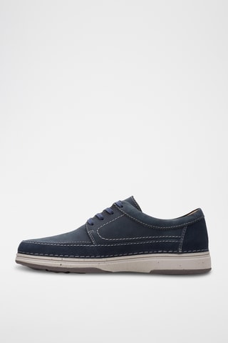 Derbys en nubuck Nature - Bleu marine