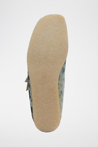 Derbys en cuir Weaver - Bleu marine et jaune