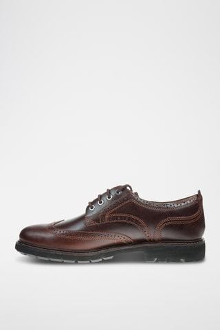 Derbys en cuir Batcombe - Marron foncé