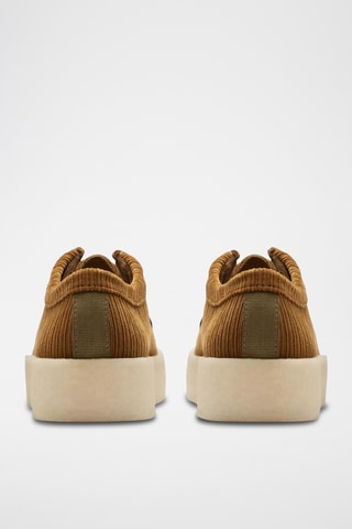 Derbys en velours Wallabee - Marron clair