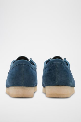 Derbys en nubuck Wallabee - Bleu marine