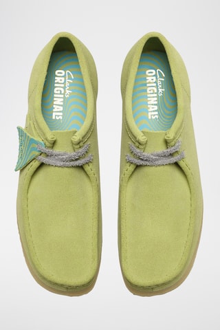 Derbys en nubuck Wallabee - Vert clair
