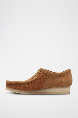 Derbys en nubuck Wallabee - Marron clair