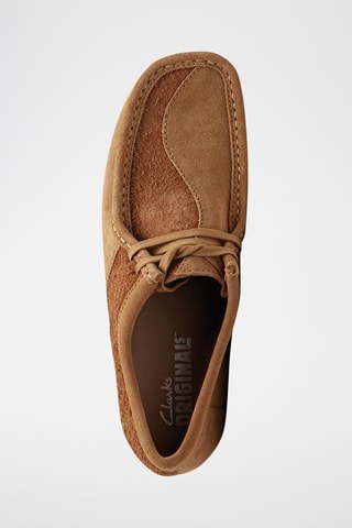 Derbys en nubuck Wallabee - Marron clair