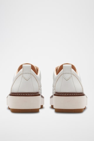 Derbys compensés en cuir OriannaW - Blanc