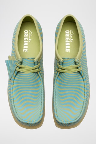 Derbys en nubuck Wallabee - Ciel et kaki