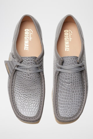Derbys en cuir Wallabee - Gris clair