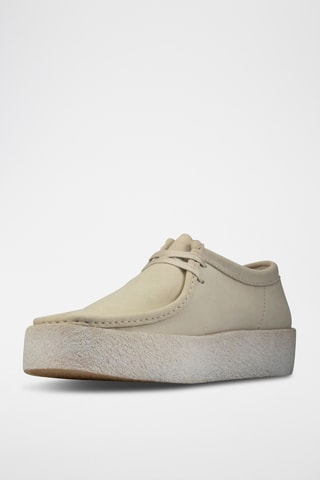 Derbys en nubuck Wallabee - Blanc