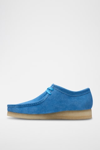 Derbys en nubuck Wallabee - Bleu cobalt