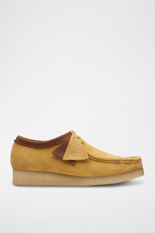 Derbys en nubuck Wallabee - Jaune