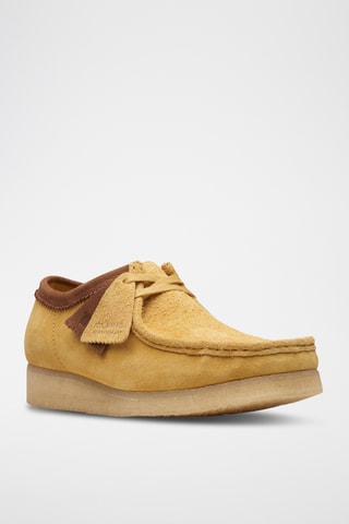 Derbys en nubuck Wallabee - Jaune