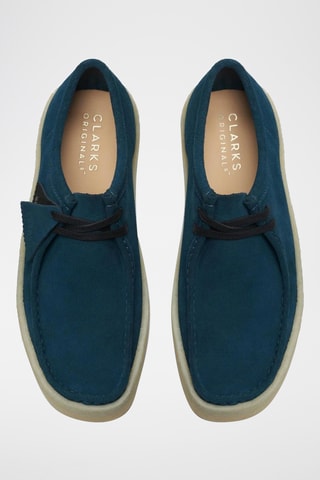 Derbys en nubuck Wallabee - Vert foncé