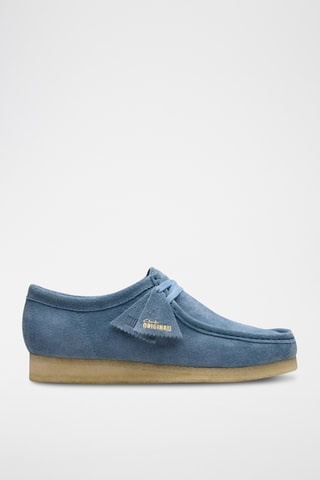 Derbys en nubuck Wallabee - Ciel