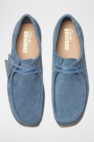 Derbys en nubuck Wallabee - Ciel