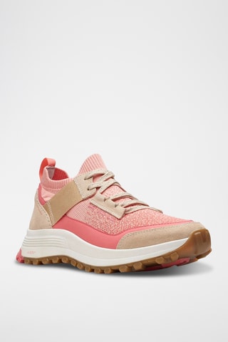 Tennis montantes ATLTrekKnit - Saumon