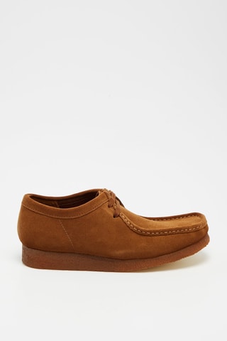 Derbys en cuir Wallabee Marron
