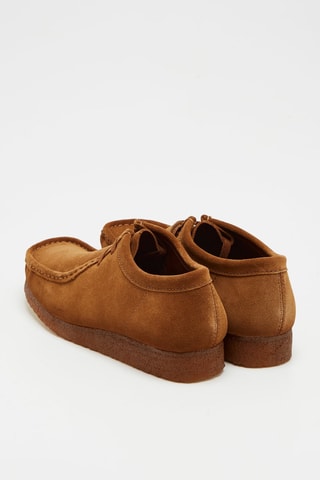 Derbys en cuir Wallabee Marron