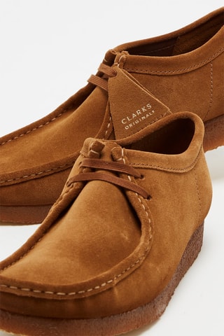 Derbys en cuir Wallabee Marron
