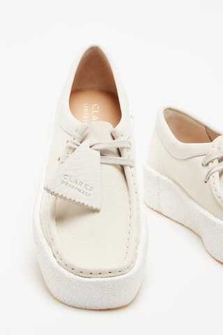 Derbys en nubuck Wallabee Cup - Blanc