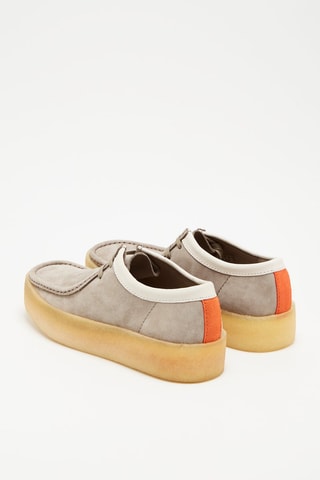 Derbys en nubuck Wallabee Cup - Gris et blanc