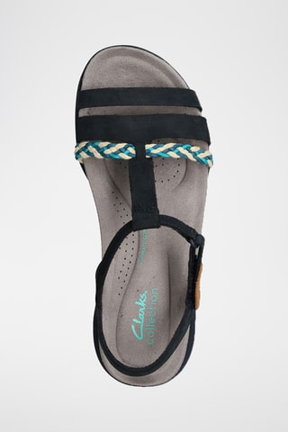Sandales en nubuck Amanda - Bleu marine